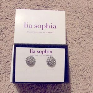 Lia Sofia Silver Earrings